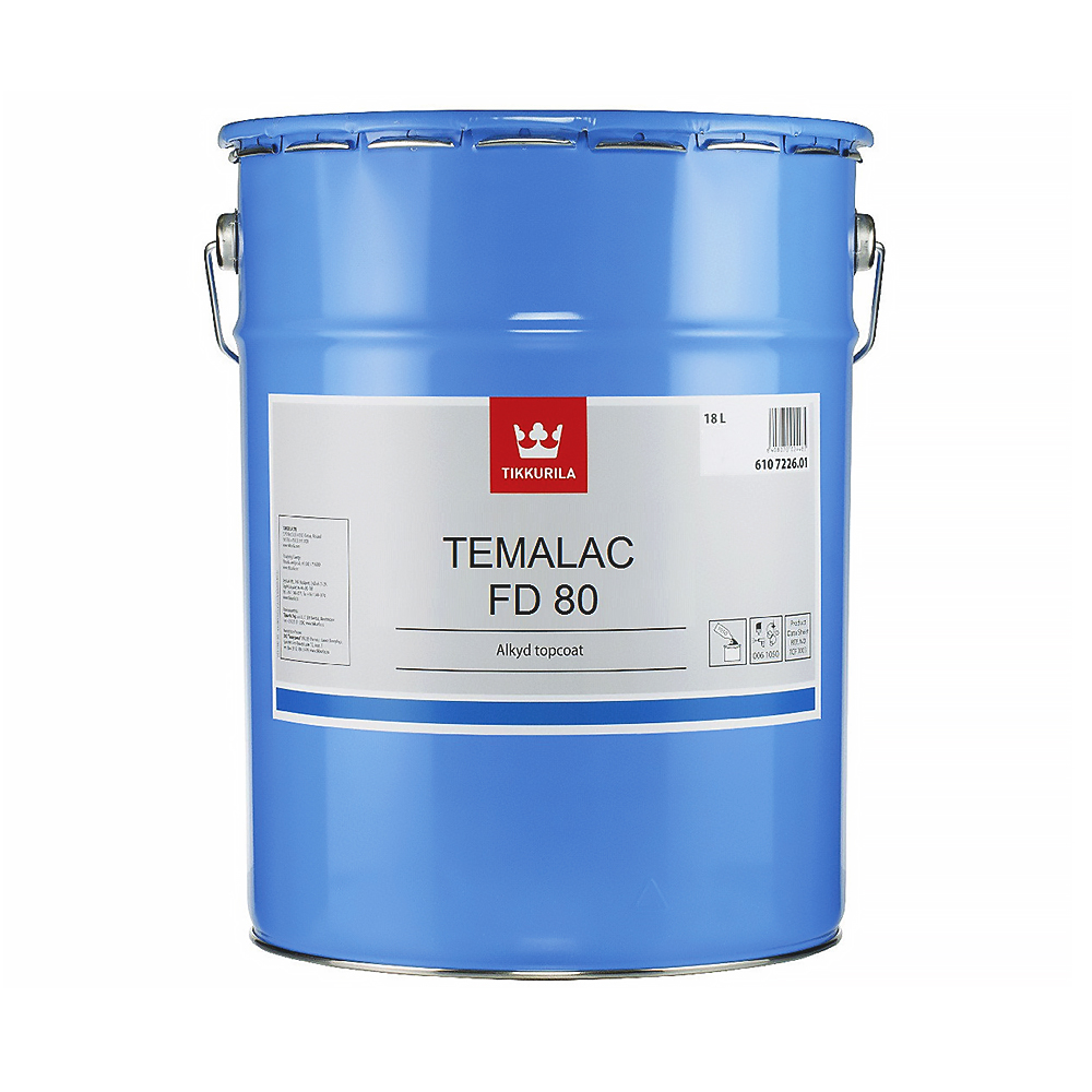 Краска алкидная Tikkurila Temalac FD 80. Производитель 